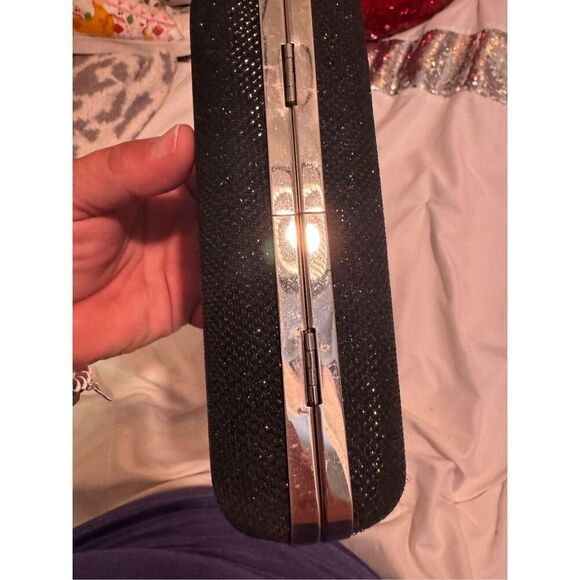 Vintage goth glam finger clutch triple ring/cosmetic makeup case/bag lion crown - Picture 8 of 9